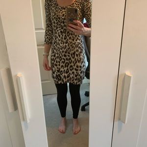 Ever new wool animal print dress size small